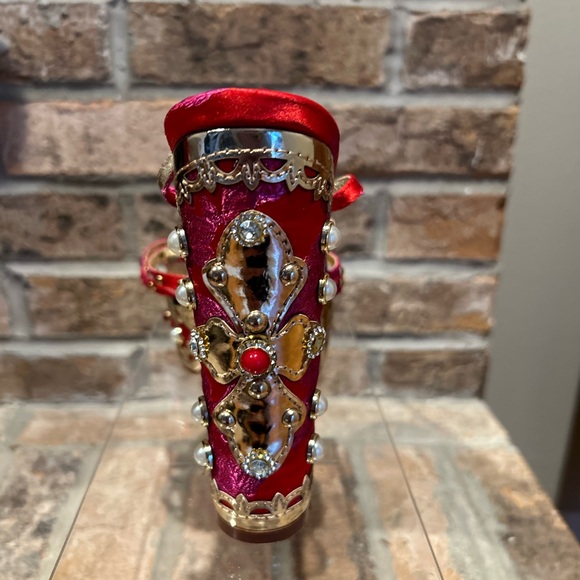 Azalea Wang Aline Gemstone Platform Sandal w/ Ankle Strap - Picture 7 of 11